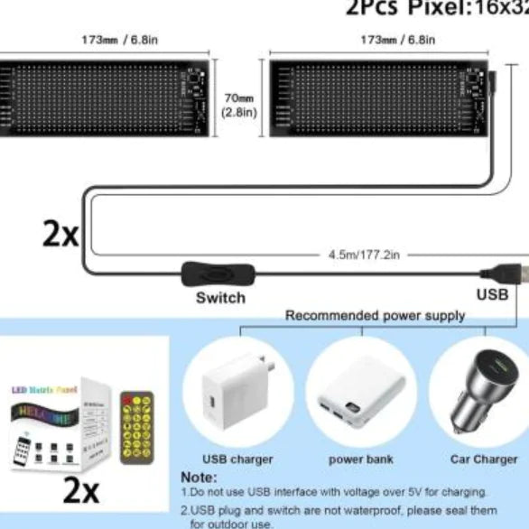 RGB LED Flexible Car Advertising Screen