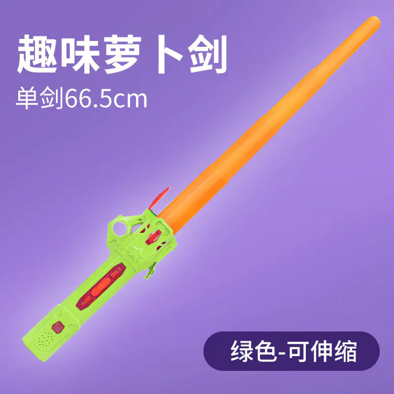 Retractable Laser Sword with Colorful Glow for Kids