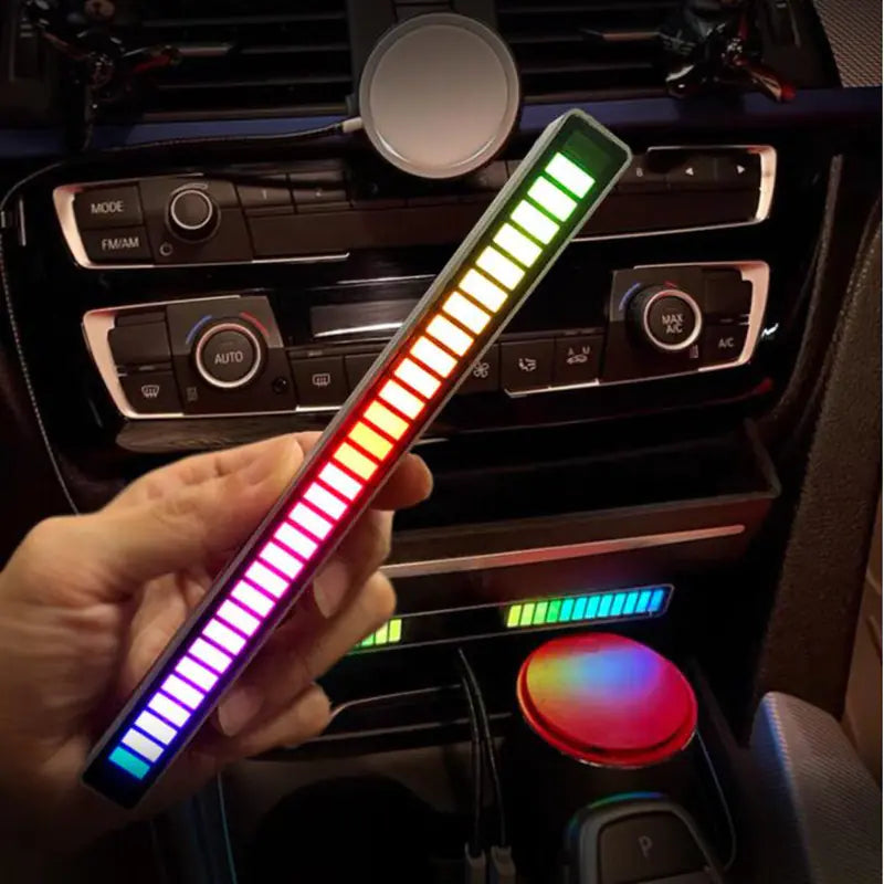 RGB Music Sync LED Light Bar - Voice-Activated Atmosphere