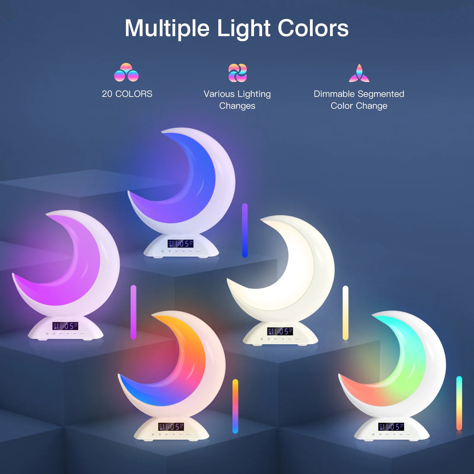 Color-Changing RGB Bluetooth Speaker Lamp