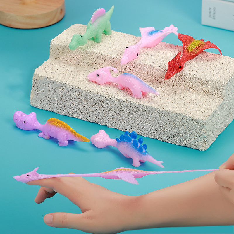 Dinosaur Finger Catapult Toy TPR (15 Pcs)