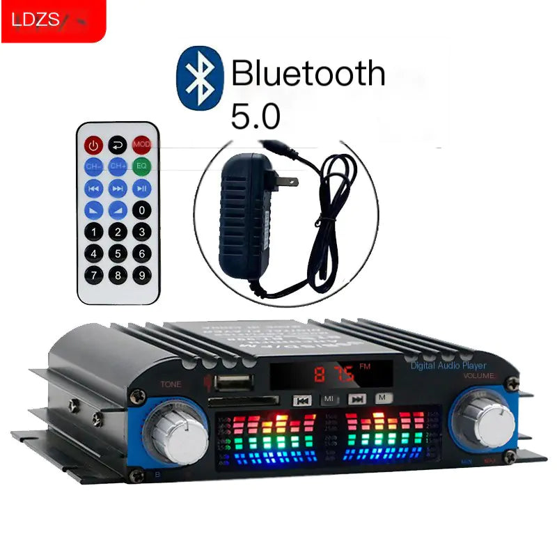 Bluetooth Car Audio Amplifier 12V Mini Power Amplifier