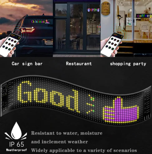 RGB LED Flexible Car Advertising Screen