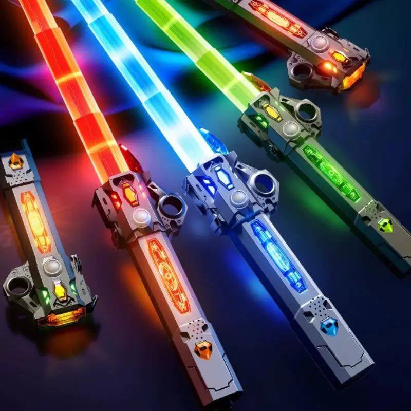 Retractable Laser Sword with Colorful Glow for Kids