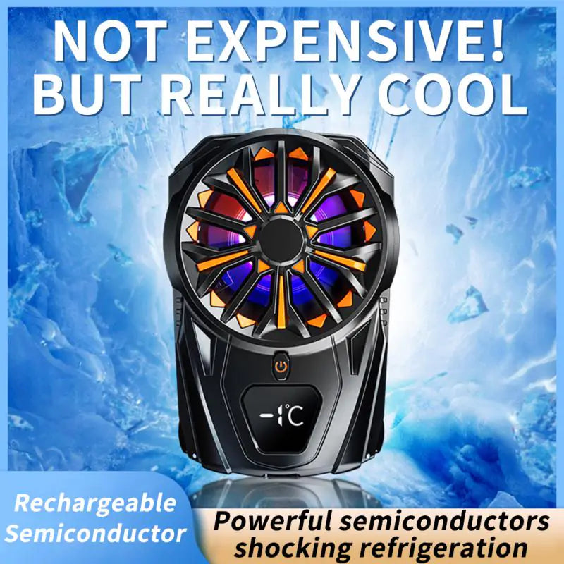 High-Quality Type-C RGB Electric Phone Fan for Gamers